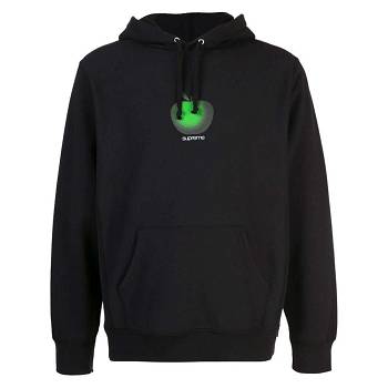 Supreme Apple Logo Hoodie Black | AU538YU