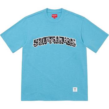 Supreme Block Arc S/S Top Sweaters Blue | AU341JJ