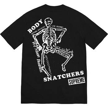 Supreme Body Snatchers Tee T Shirts Black | AU249EX