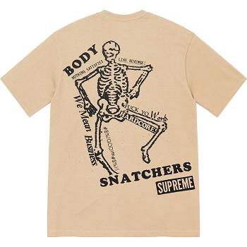 Supreme Body Snatchers Tee T Shirts Brown | AU250RW