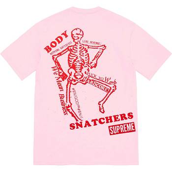 Supreme Body Snatchers Tee T Shirts Pink | AU254IS