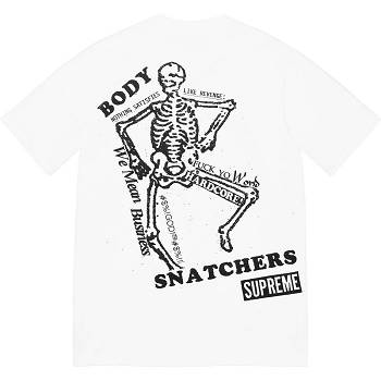 Supreme Body Snatchers Tee T Shirts White | AU253UT