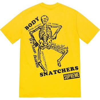 Supreme Body Snatchers Tee T Shirts Yellow | AU251TV