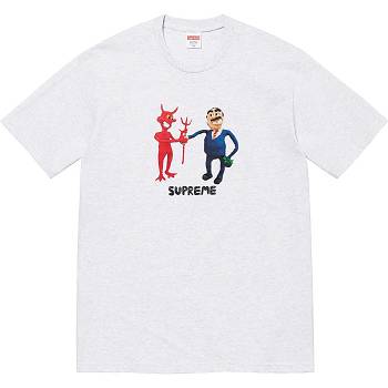 Supreme Business Tee T Shirts Beige | AU220MA