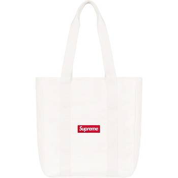 Supreme Canvas Tote Bags White | AU176IS