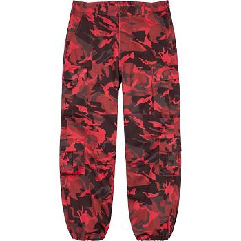 Supreme Cargo Pant Pants Red / Camo | AU404WY