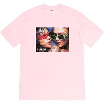 Supreme Eyewear Tee T Shirts Pink | AU233DN