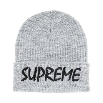 Supreme FTP knitted Beanie Hats Grey | AU118WY