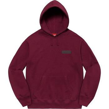 Supreme Fiend Hooded Sweatshirts Burgundy | AU300WY