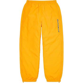 Supreme Full Zip Baggy Warm Up Pant Pants Yellow | AU439AP