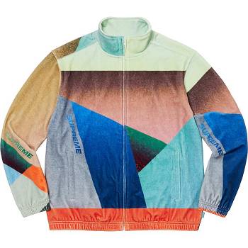 Supreme Geo Velour Track Jackets Multicolor | AU459TV