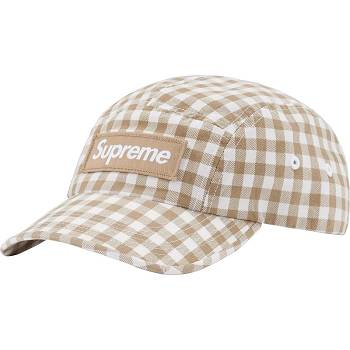 Supreme Gingham Camp Cap Hats Brown | AU125OR