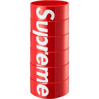 Supreme Heller Bowls (Set of 6) Accessories Red | AU187LH