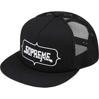 Supreme Highest Mesh Back 5-Panel Hats Black | AU141NB