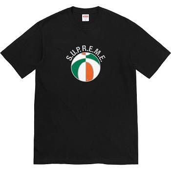 Supreme League Tee T Shirts Black | AU241XF