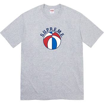 Supreme League Tee T Shirts Grey | AU243VD