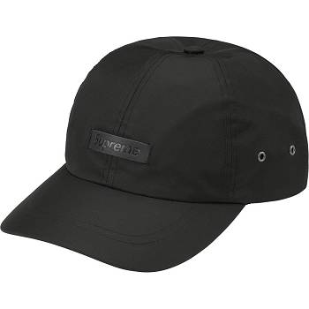Supreme Leather Patch 6-Panel Hats Black | AU129DN