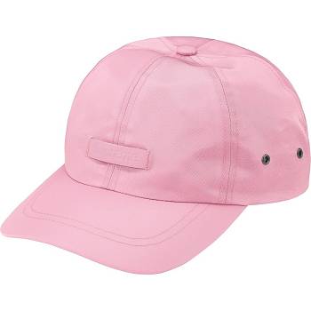 Supreme Leather Patch 6-Panel Hats Pink | AU131GL
