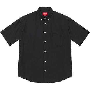 Supreme Loose Fit S/S Oxford Shirts Black | AU394KI