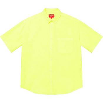 Supreme Loose Fit S/S Oxford Shirts Yellow | AU392HK