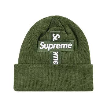 Supreme New Era Cross Box-Logo Beanie Hats Green | AU117QZ