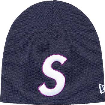 Supreme New Era® S Logo Beanie Hats Blue | AU157GL
