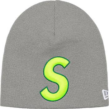 Supreme New Era® S Logo Beanie Hats Grey | AU159JJ