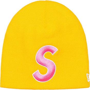 Supreme New Era® S Logo Beanie Hats Yellow | AU161LH