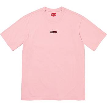 Supreme Oval Logo S/S Top Sweaters Pink | AU345XF