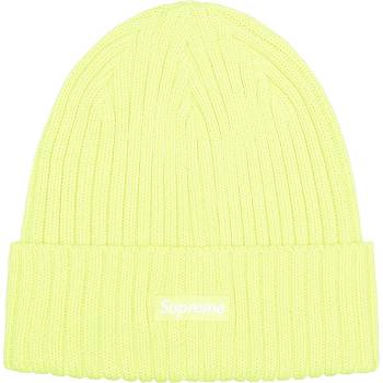 Supreme Overdyed Beanie Hats Yellow | AU166BC