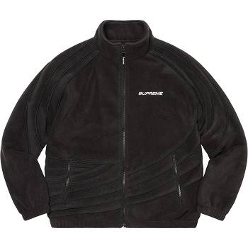 Supreme Racing Fleece Jackets Black | AU454MA