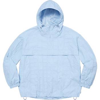 Supreme Repeat Stitch Anorak Jackets Blue | AU451VD