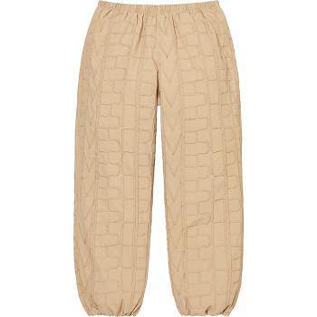 Supreme Repeat Stitch Track Pant Pants Brown | AU408YU