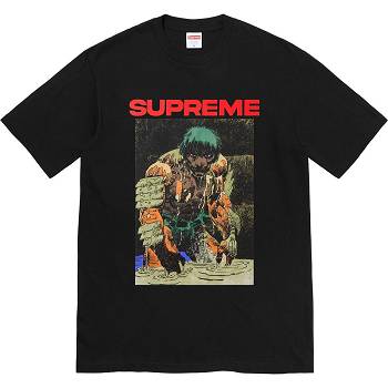 Supreme Ronin Tee T Shirts Black | AU247QZ