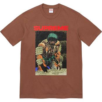 Supreme Ronin Tee T Shirts Brown | AU248WY