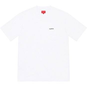 Supreme S/S Pocket Tee Sweaters White | AU332IS