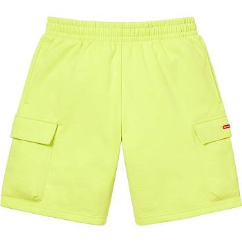 Supreme Small Box Baggy Cargo Sweat Shorts Mint | AU380RW