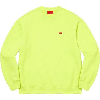 Supreme Small Box Crewneck Sweatshirts Green | AU291LH
