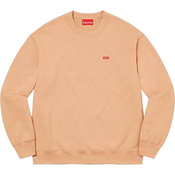 Supreme Small Box Crewneck Sweatshirts Orange | AU295VD
