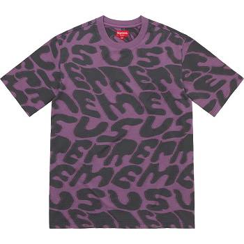Supreme Stacked Intarsia S/S Top Sweaters Purple | AU319XF