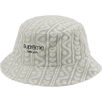 Supreme Terry Pattern Crusher Hats Grey | AU148YU