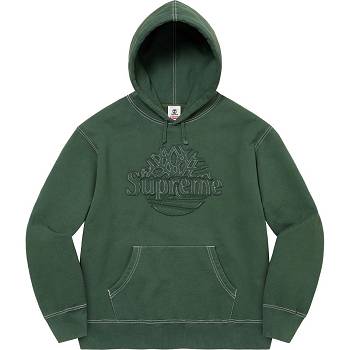 Supreme Timberland® Hooded Sweatshirts Green | AU313GL