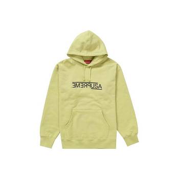 Supreme USA Hooded Sweatshirts Yellow | AU265LH