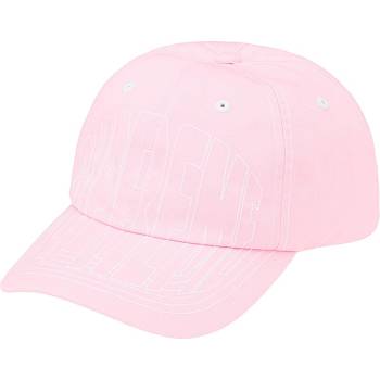 Supreme Visor Stitch 6-Panel Hats Pink | AU133JJ