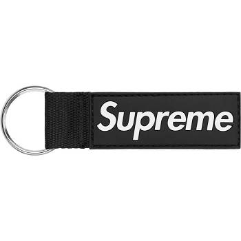 Supreme Webbing Keychain Accessories Black | AU190CE