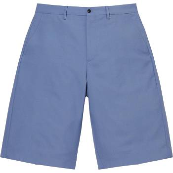 Supreme Wool Trouser Shorts Navy | AU362SO